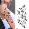 TempTattz Waterproof Tattoos - Flower Rose Moon Butterfly Snake - 205x95mm ⭐⭐⭐⭐⭐