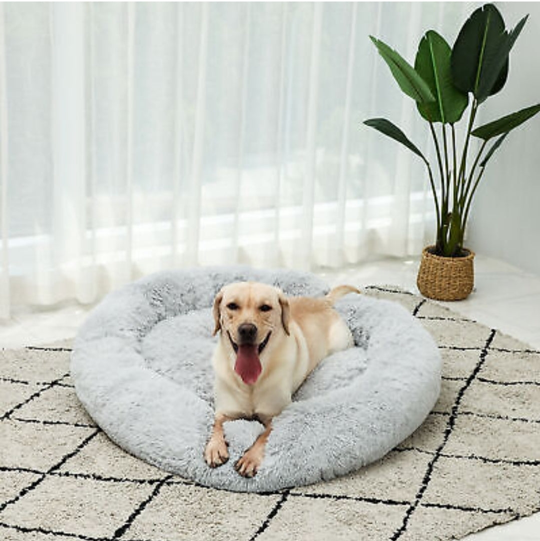 Pet Beds: Dog Cat Bed Calming Warm Cozy and Comfy