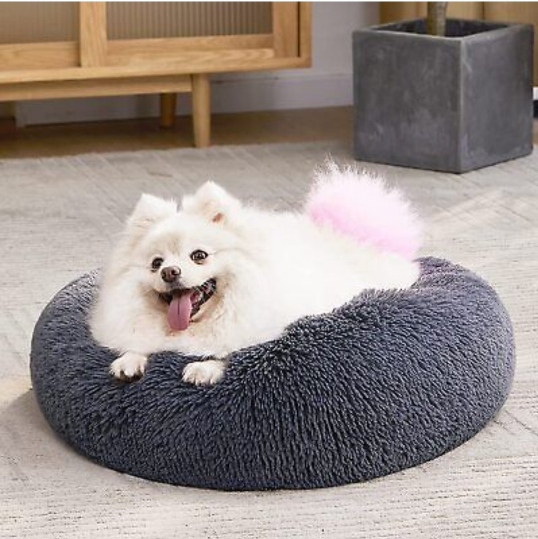 Pet Beds: Dog Cat Bed Calming Warm Cozy and Comfy