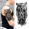 TempTattz Waterproof Tattoos - Tiger Lion Wolf Rose - 114 x 210mm -⭐⭐⭐⭐⭐