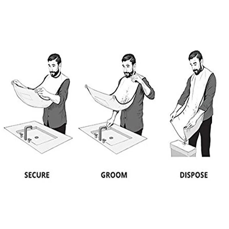 Male Shaving Apron Beard