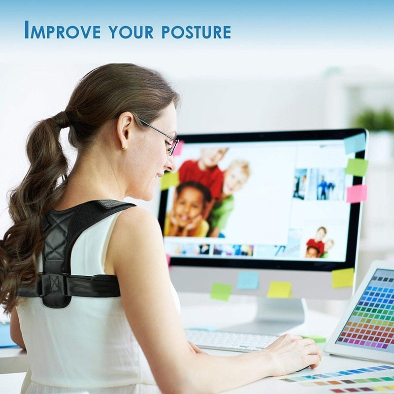 Posture Corrector Upper Back Shoulder Brace