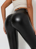 PU Leather Leggings Pants - High Waist - Various Colours