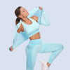 Premium 2/3PCS Seamless Yoga Gym Set for Women - High-Performance Sportswear with Long Sleeve Crop Top and High Waist Leggings