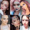 3D Acrylic Glitter Body Facial Jewelry Fake Tattoo Stickers