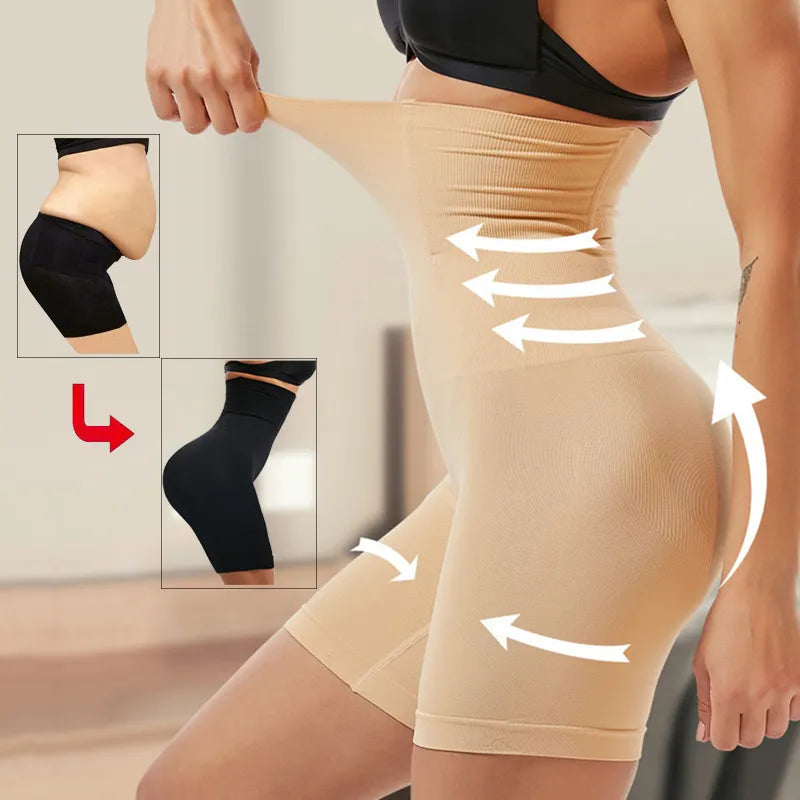 High Waist Body Shaper Trainer Panties for Women: Tummy Control & Butt Lifter Shorts