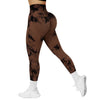 Seamless High Waist Tie Dye Legging Scrunch Butt Sports Gym Yoga Tights Woman