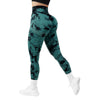 Seamless High Waist Tie Dye Legging Scrunch Butt Sports Gym Yoga Tights Woman