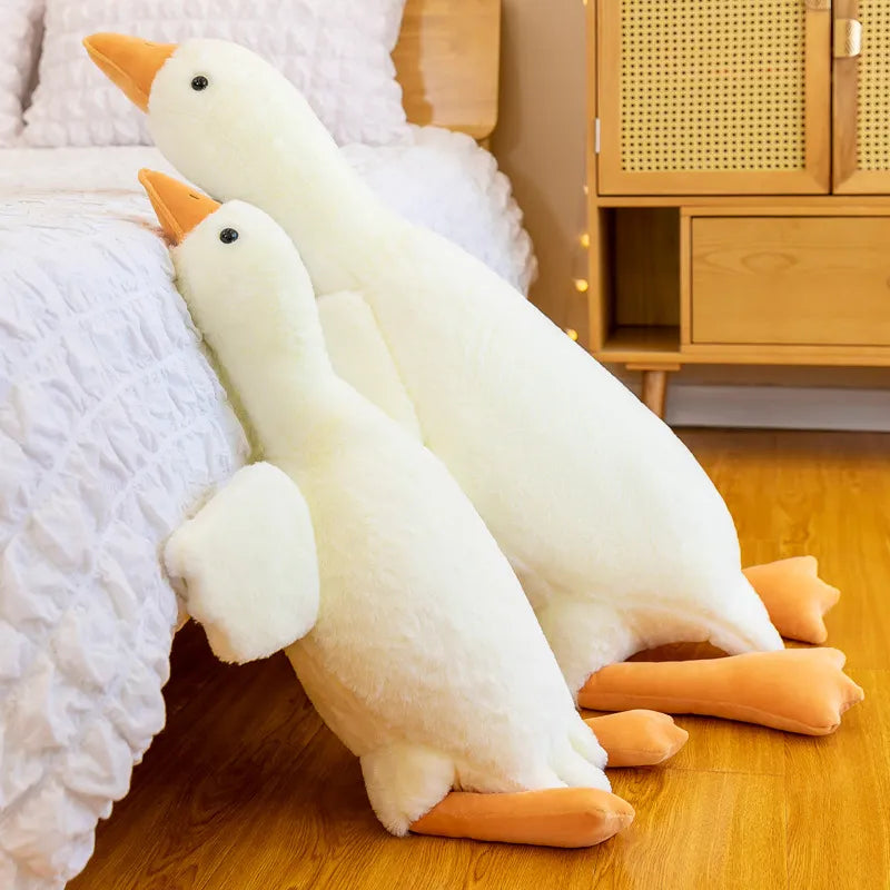 50/90/130CM SLEEPING PILLOW - Soft Stuffed Duck Goose Sofa Cushion Gift