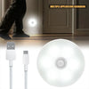 PIR Motion Sensor LED Night Light USB Rechargeable Night Lamp