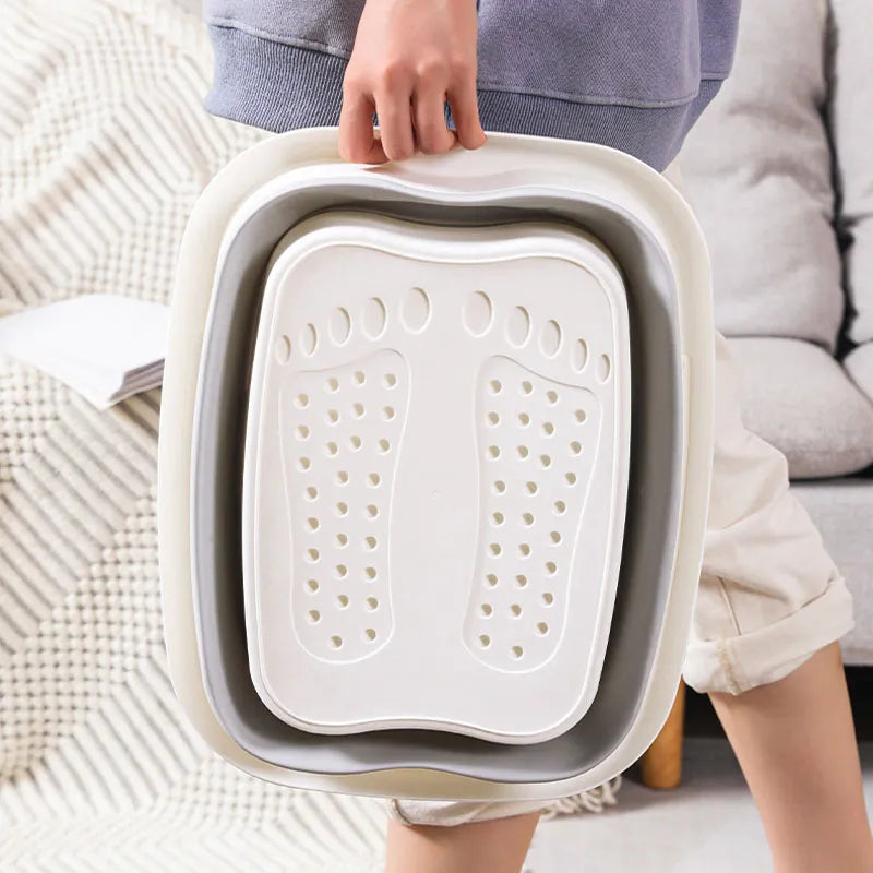 Foldable Portable Foot Spa Tub Massage Bucket Soaking Footbath