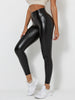 PU Leather Leggings Pants - High Waist - Various Colours