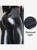 Black PU Leather Pants High Waist