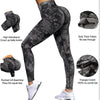 Seamless High Waist Tie Dye Legging Scrunch Butt Sports Gym Yoga Tights Woman