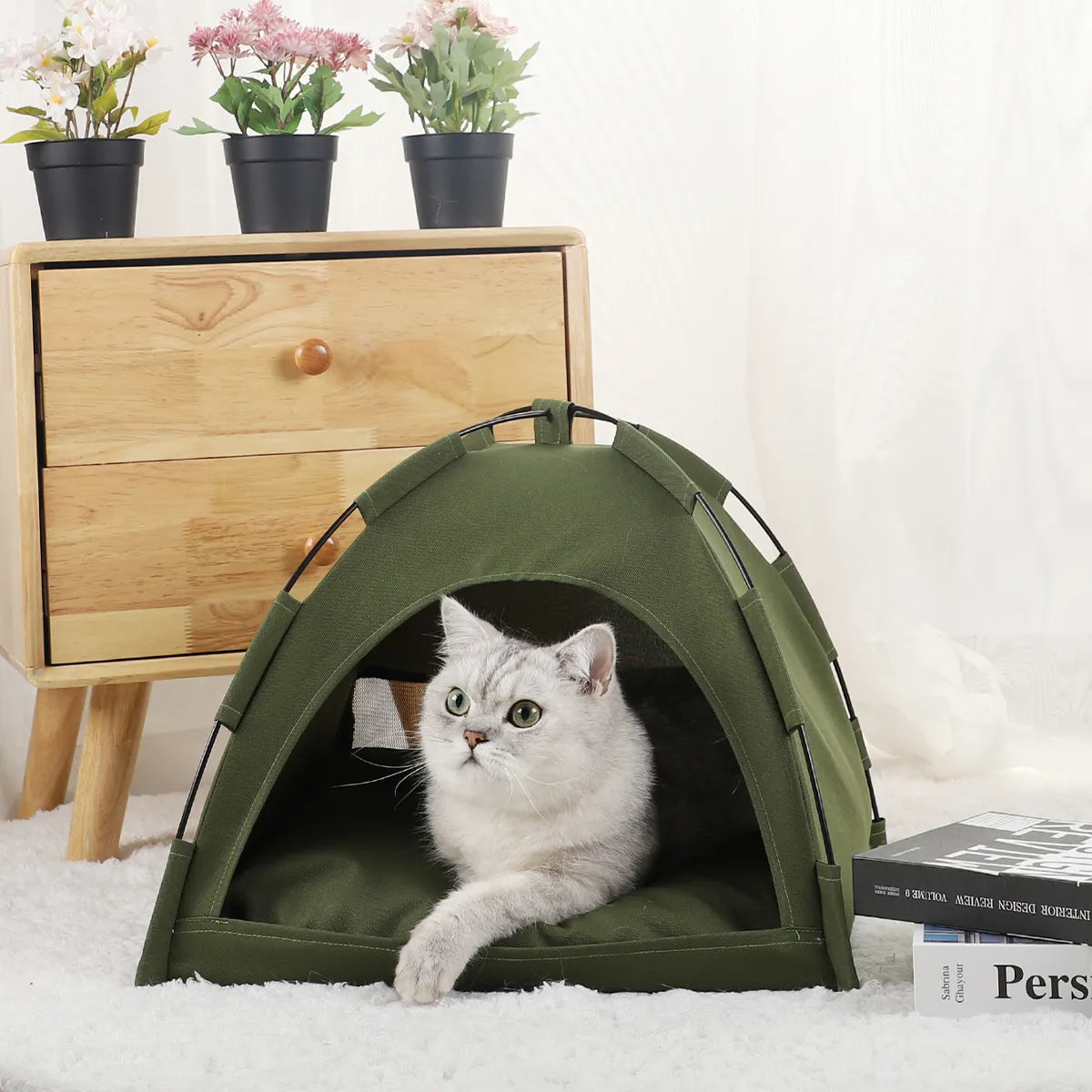 Cat Dog Tent Pet Bed