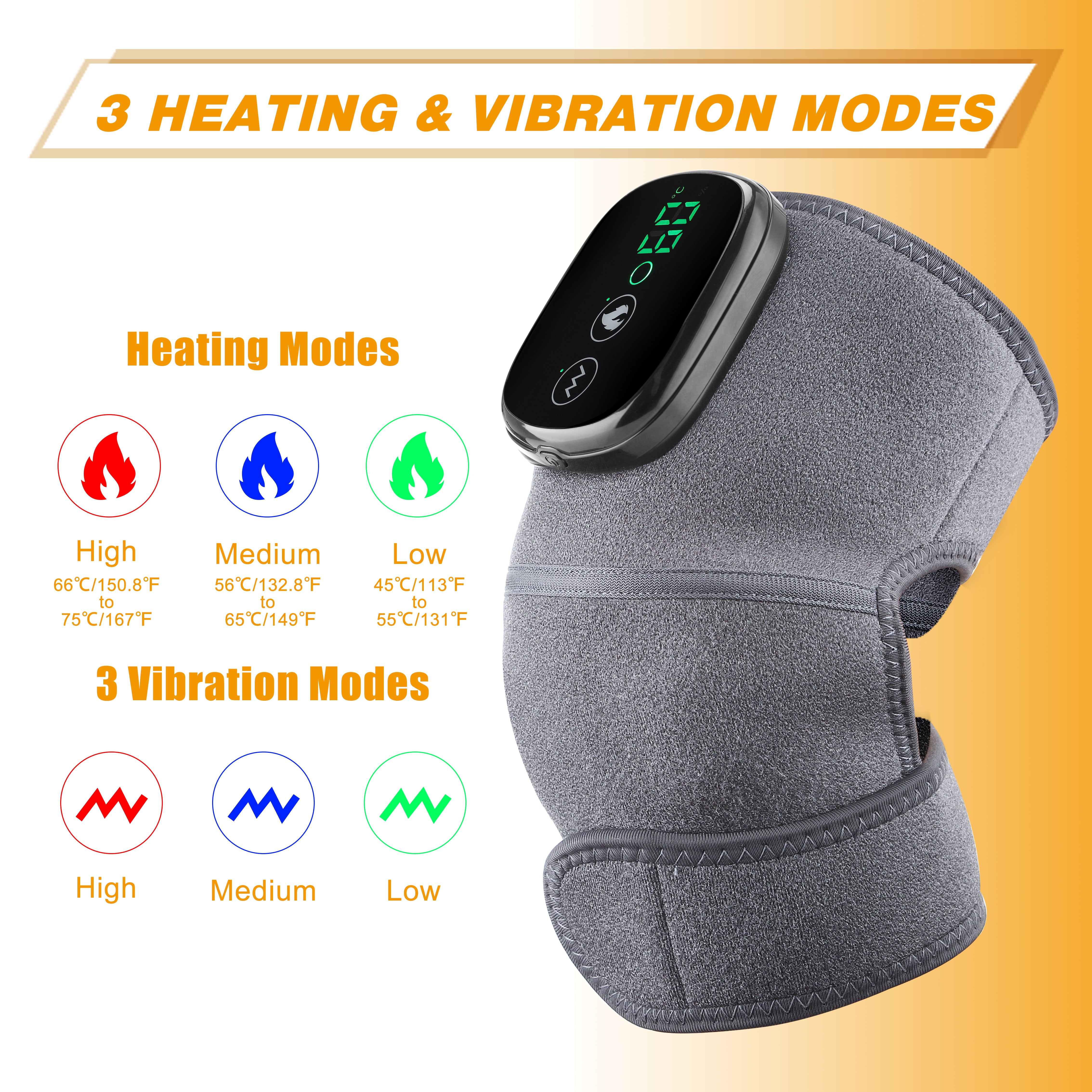 Knee Massager with Heat Therapy