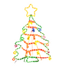 Samland Christmas Tree Motif Rope Light Large 118cm Height