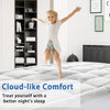 Bamboo Pillowtop Mattress Topper Luxury Bedding Mat Pad Protector Cover King 183 x 203 cm