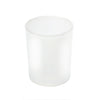 20 Pack Frosted White Glass Votive Candle Holders for Candle Making Kit Tealight Candles Cup Home Decoration