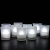 40 Pack Frosted White Glass Votive Candle Holders for Candle Making Kit Tealight Candles Cup Home Decoration