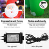 Jingle Jollys Christmas Inflatable Santa Dinosaur 3.8M Illuminated Decorations