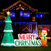 Jingle Jollys Christmas Inflatable Gingerbread Man Tree LED Illuminated Decorations