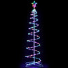 Jingle Jollys Christmas Tree 1.8m 100 RGB LED Rope Lights Xmas Trees Decoration