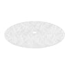 Jingle Jollys Christmas Tree Skirt 120cm Plush Xmas Fluffy Ornaments Decor White