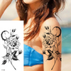 TempTattz Waterproof Tattoos - Flower Rose Moon Butterfly Snake - 205x95mm ⭐⭐⭐⭐⭐