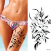 TempTattz Waterproof Tattoos - Flower Rose Moon Butterfly Snake - 205x95mm ⭐⭐⭐⭐⭐