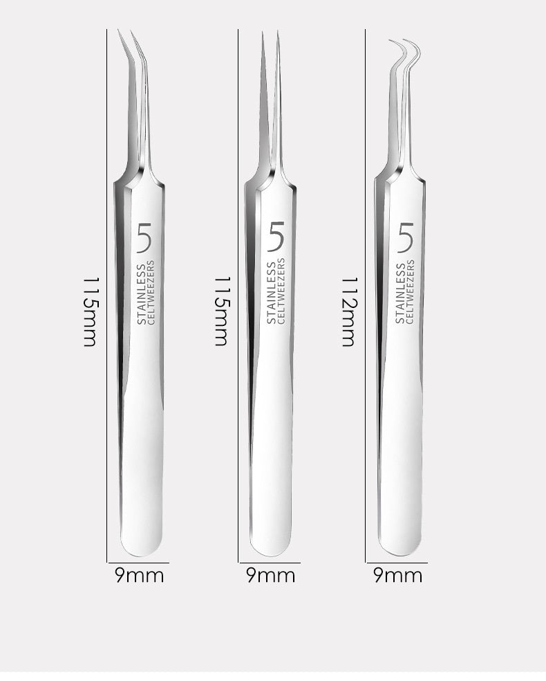 High Precision High Hardness Cell Tweezer Blackhead Removing Tweezers 