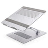 Folding lifting aluminum alloy laptop stand