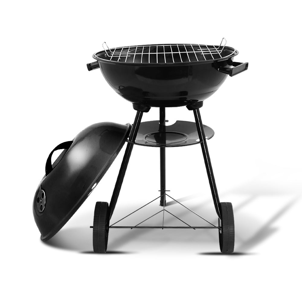 Grillz Charcoal BBQ Smoker Drill Outdoor Camping Patio Barbeque Steel Oven