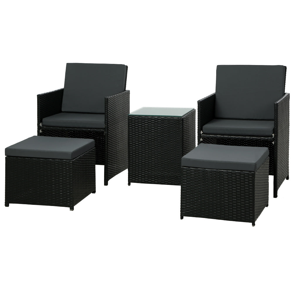 Outdoor Chairs Sun Lounge Wicker Lounger Furniture Patio Sofa