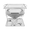 Grillz Camping Fire Pit BBQ Portable Folding Stainless Steel Stove Outdoor Pits