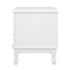 KUBI Bedside Tables 2 Drawers Side Table French Nightstand Storage Cabinet