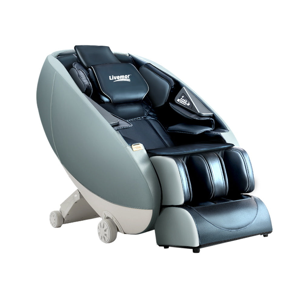 Massage Chair Zero Gravity Electric Massage Recliner Chairs Deluxe Blue