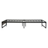 Metal Bed Frame King Single Size Wooden Mattress Base Platform Black OSLO