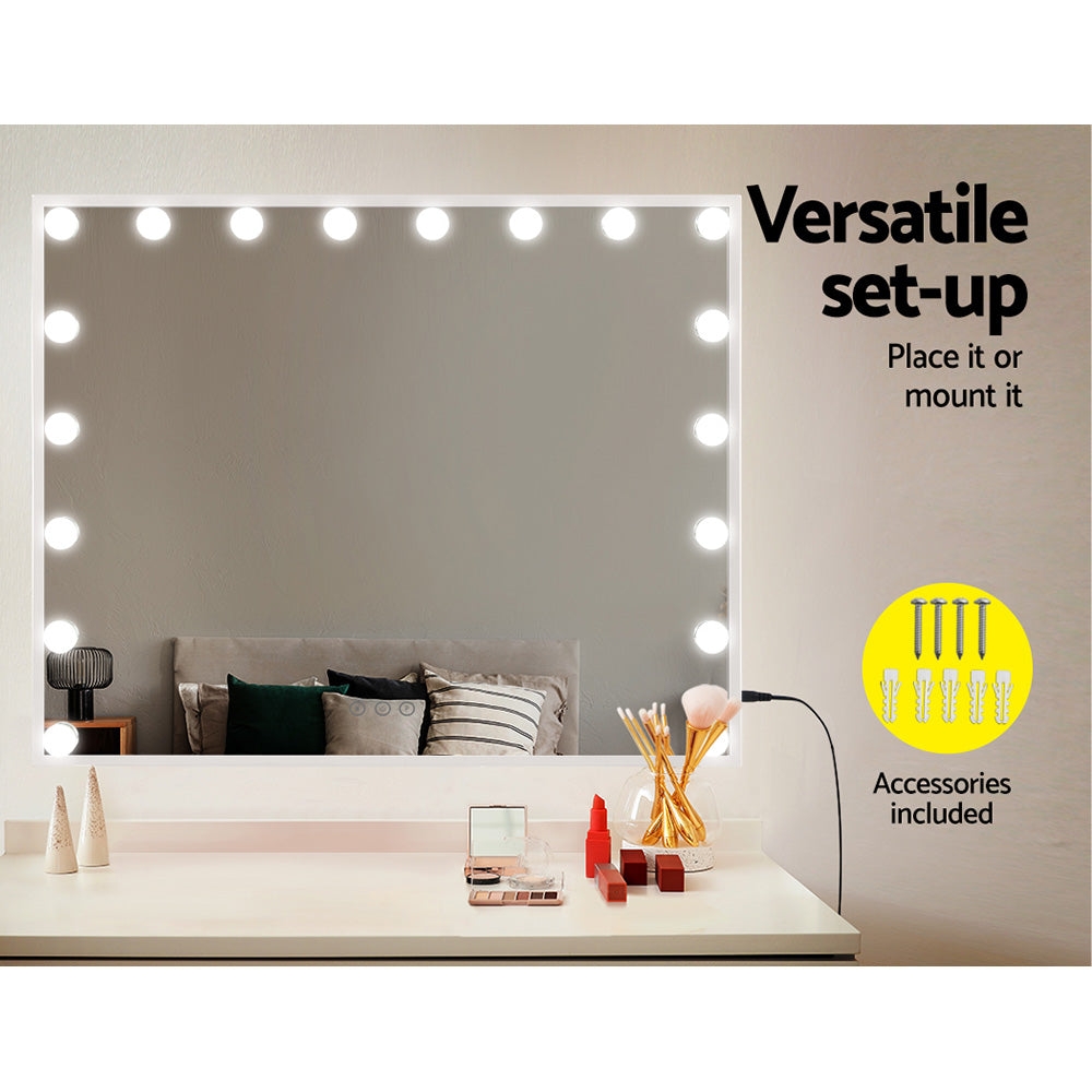 Makeup Mirror with Light LED Hollywood Vanity Dimmable Wall Mirrors