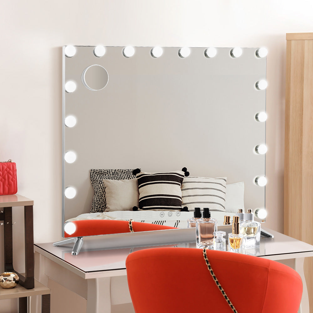 Bluetooth Makeup Mirror with Light Hollywood LED Wall Mounted Cosmetic