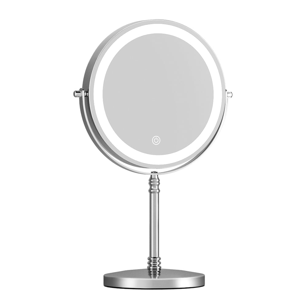 Makeup Mirror LED Light Cosmetic Round 360° Rotation 10X Magnifying