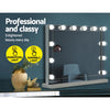 Hollywood Makeup Mirror With Light 12 LED Bulbs Vanity Lighted Silver 58cm x 46cm