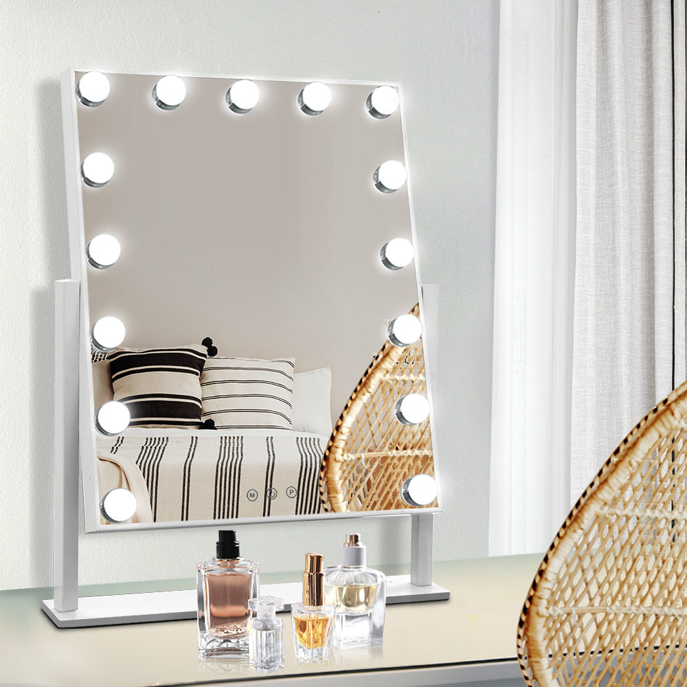 Embellir Hollywood Makeup Mirror with 15 Dimmable Bulb Lighted Dressing Mirror