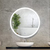 LED Wall Mirror Bathroom Mirrors With Light 90CM Decor Round Decorative