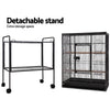 Bird Cage Pet Cages Aviary 144CM Large Travel Stand Budgie Parrot Toys