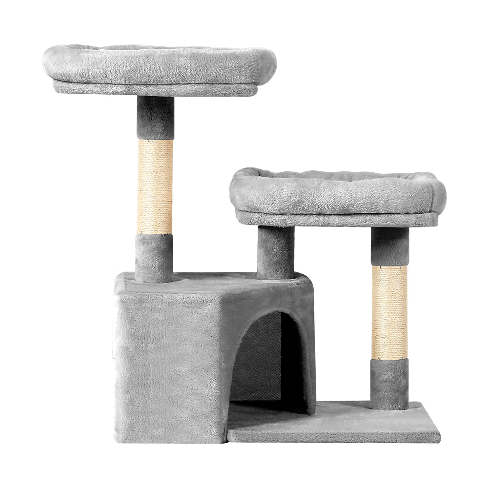 Cat Tree Tower Scratching Post Scratcher Wood Condo House Bed Trees 69cm