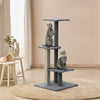 Cat Tree 124cm Trees Scratching Post Scratcher Tower Condo House Furni