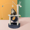 Cat Tree Scratching Post 76cm Scratcher Tower Condo House Hanging toys