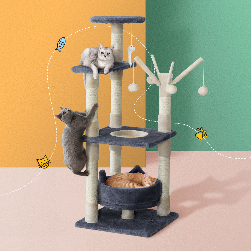 Cat Tree Scratching Post Scratcher Cat Tree Tower Condo House toys 110cm