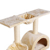 Cat Tree Trees Scratching Post Scratcher Condo Tower House Bed Beige 1